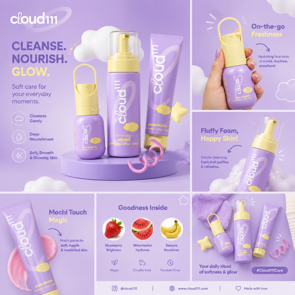 Cloud111 Skincare Poster